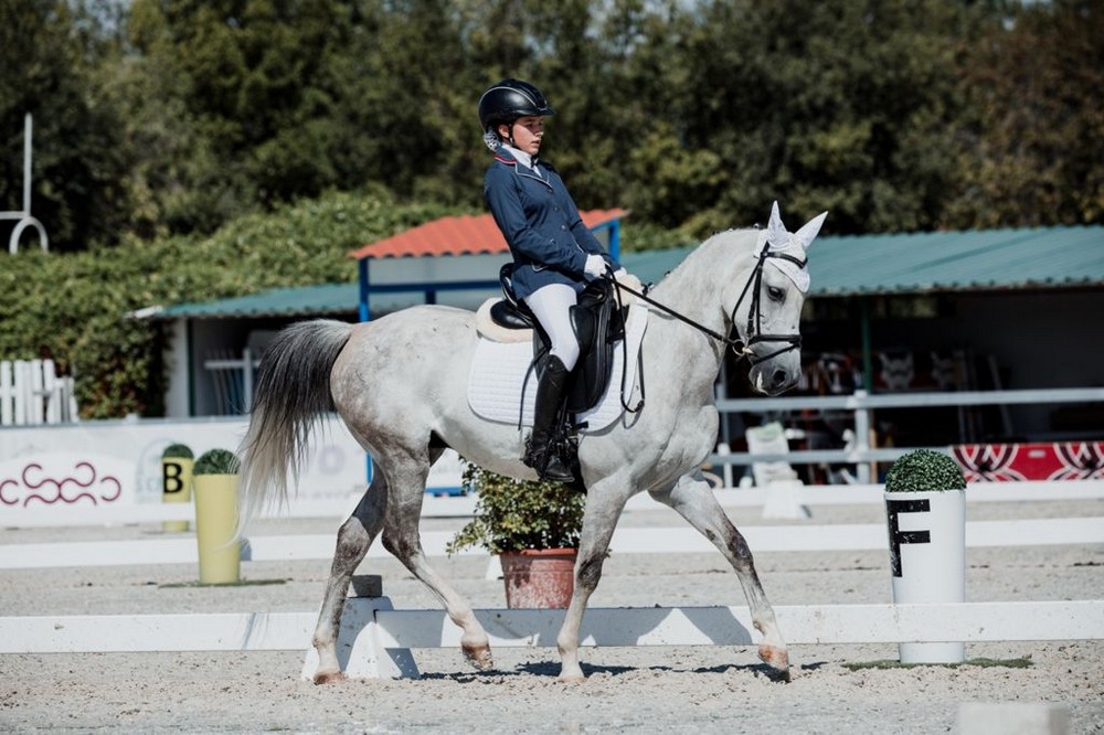 Dos amazonas navarras debutan en el Campeonato de España de Doma Clasica